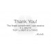 Thank You – b/w - with name